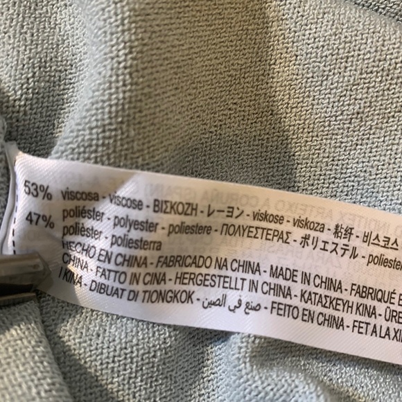 Zara Women’s Buttoned Knit Cardigan Blue Grey Relaxed Size Size S - Picture 11 of 12